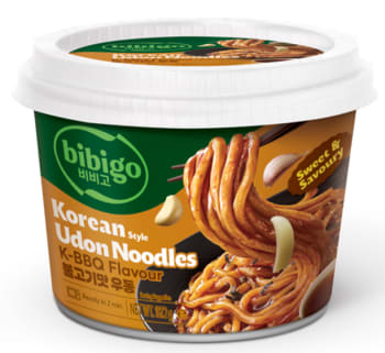 BIBIGO Korean style udon noodle korean BBQ flavour 6x187g