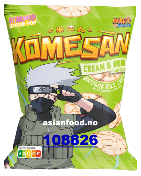 ULTRAPOP Komesan snack Cream & Onion - Kakashi 24x60g