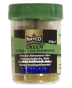 NATCO Green Food Colouring - Powder 24x(12x25g)