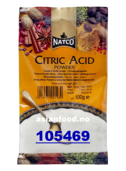 NATCO Citric Acid (Powder) 10x100g
