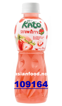 KATO Fruit juice with nata de coco - Strawberry 24x320ml