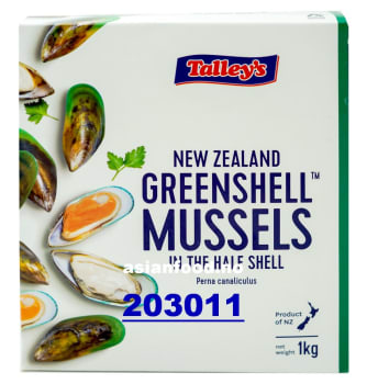 Greenshell mussels 12x1kg