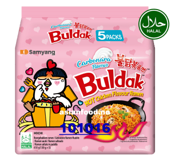 SAMYANG Buldak hot chicken Carbonara (milk free) 8x(5x130g)