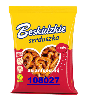 BESKIDZKIE Heart-shaped pretzels with salt 10x240g
