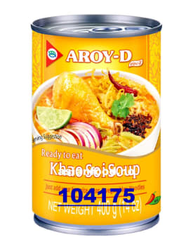 AROY-D Canned Khao soi soup (Ready to eat) 24x400g