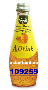 A-DRINK Basil seed drink with MANGO 24x290ml