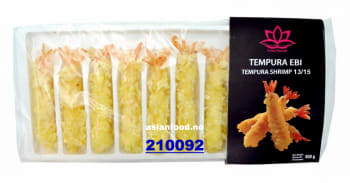 NYHET -LOTUS Tempura Ebi (pre-fried) 13/15 (ca.14cm)-20x300g
