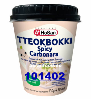 KOMMENDE - A+ Cup tteokbokki flavors - spicy Carbonara