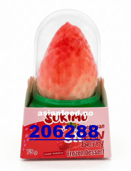 NYHET - SUKIMO Strawberry sorbet 12x75g
