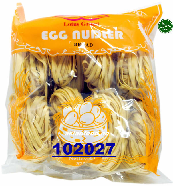 LOTUS Dried egg noodle (broad) 24x375g
