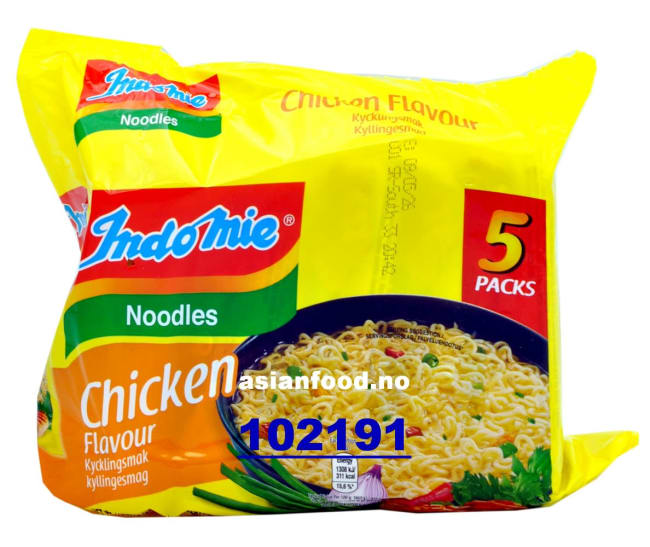 INDOMIE Instant noodles chicken flavour 8x(5x70g)