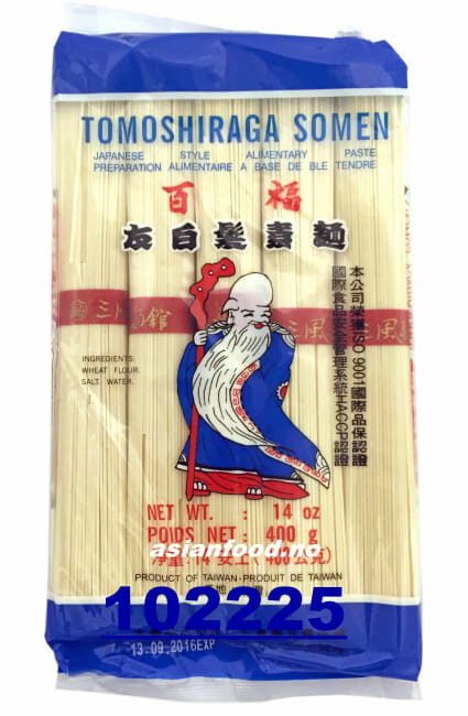 BAI FU Tomoshiraga Somen noodle 48x400g