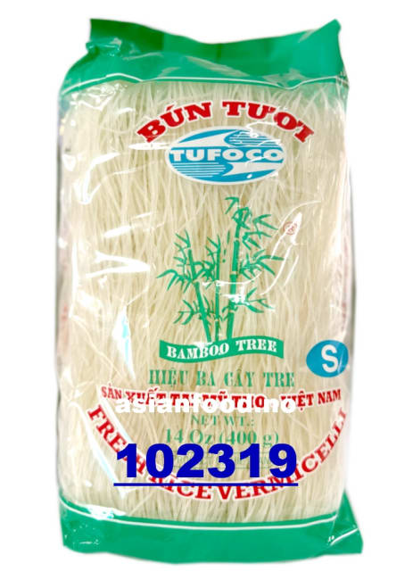 BAMBOO TREE Fresh rice vermicelli (thickness:0.8mm) 30x400g