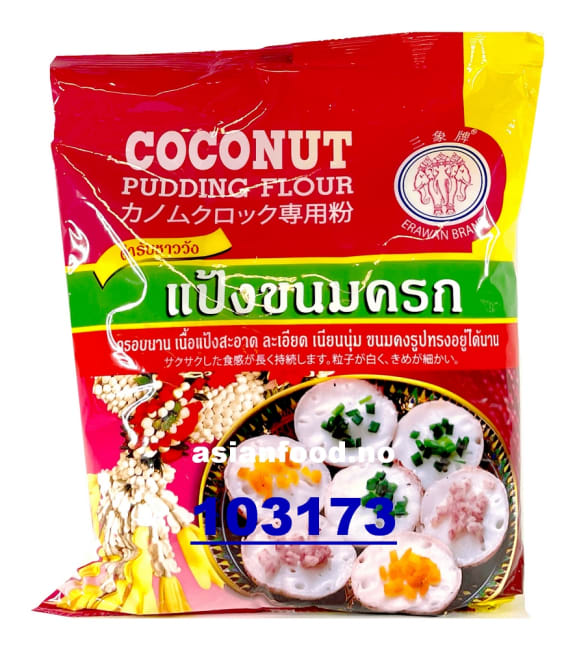 ERAWAN Coconut pudding flour - Kanomkok 10x1060g