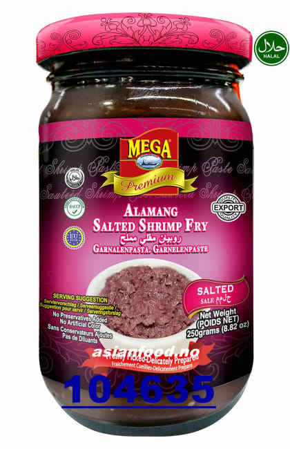 MEGA Alamang salted shrimp fry 24x250g