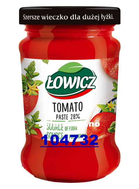 LOWICZ Tomato concentrate sauce 12x190g