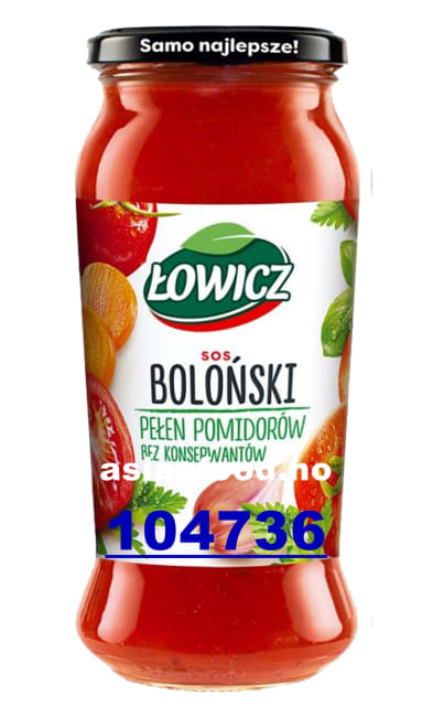 LOWICZ Bolognese sauce 6x500g