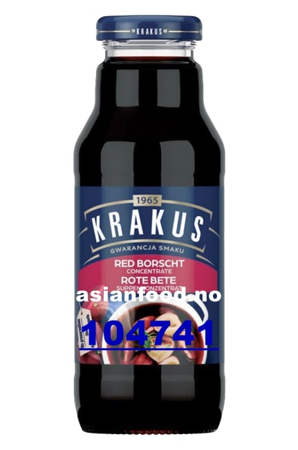 KRAKUS Beetroot soup concentrate 12x300m