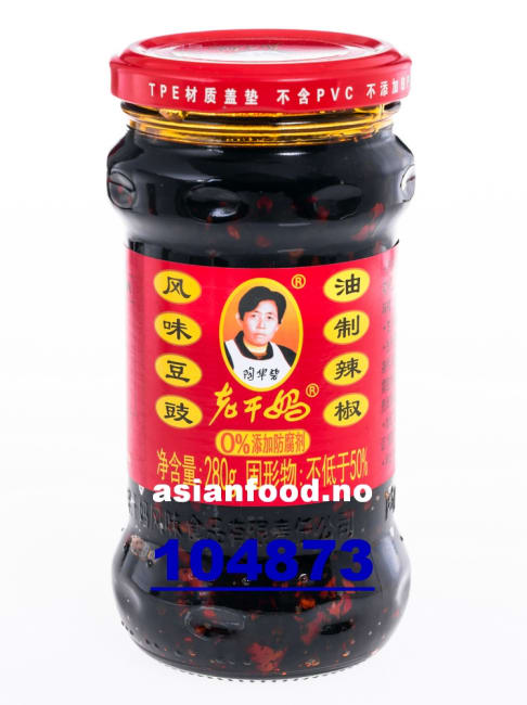 LAO GAN MA Fermented soybean chilli oil 24x280g