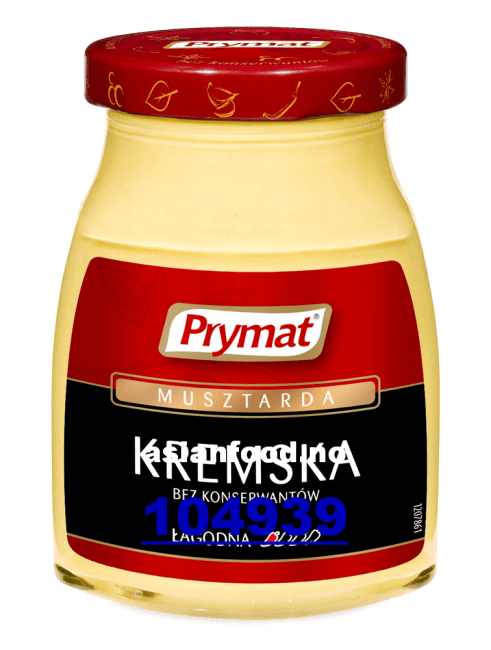 PRYMAT Cream mustard (Kremska) 9x185g