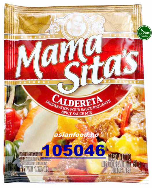 MAMASITAS Caldereta spicy sauce mix 3x(24x50g)