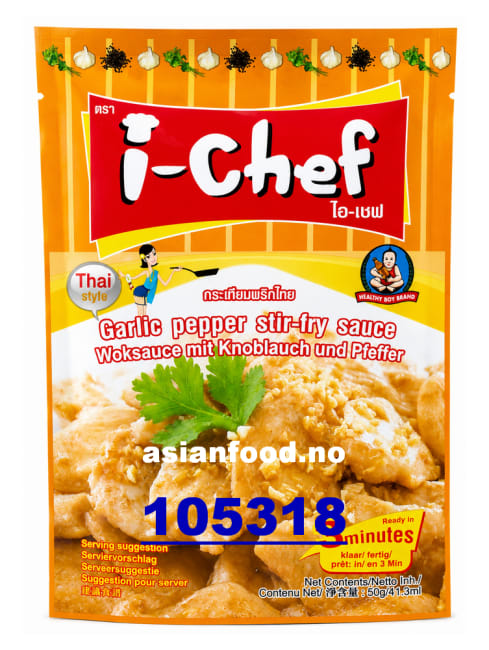 I CHEF Garlic Pepper Stir-fry sauce 48x50g