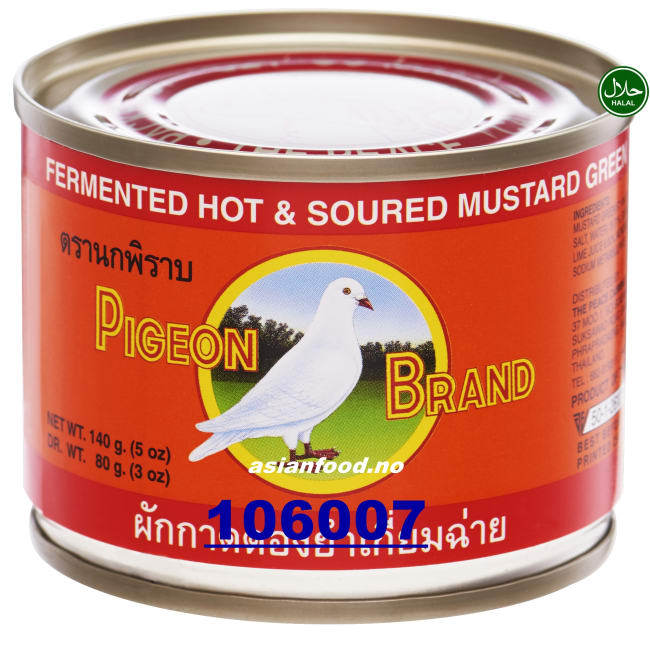 PIGEON Ferment hot & sour mustard green 24x140g