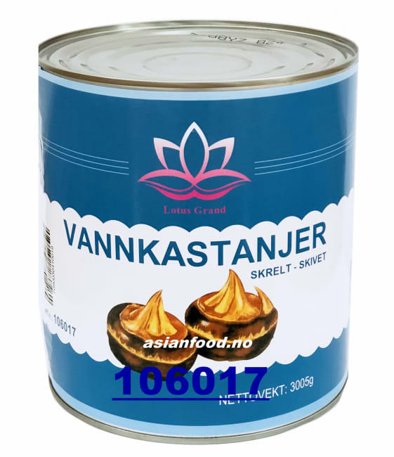 LOTUS Water chestnuts slice 6x2950g