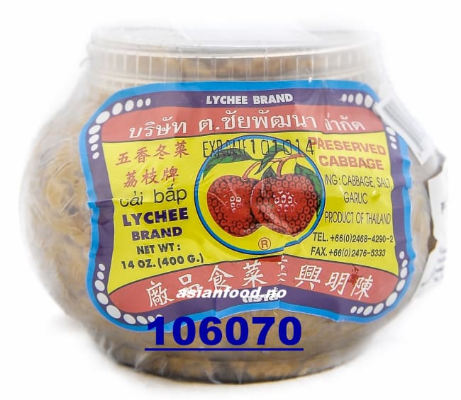 LYCHEE preserved cabbage 12x400g