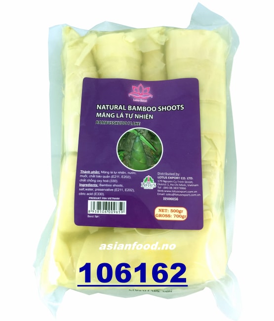 LOTUS Natural bamboo shoots 12x500g