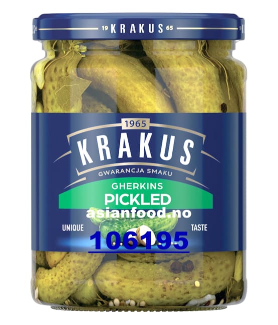 KRAKUS Gherkins pickled 6x500g