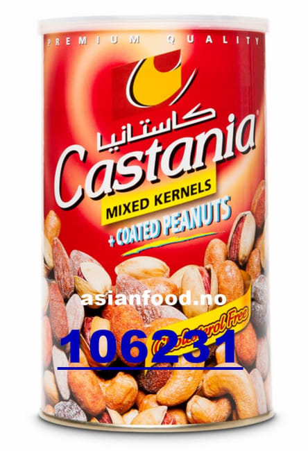 CASTANIA Mix Nuts kernels (Red Tin) + Kri Kri 12x495g