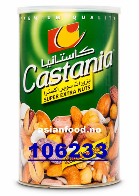 CASTANIA Super Mixed Extra Nuts (Green Tin) 12x495g