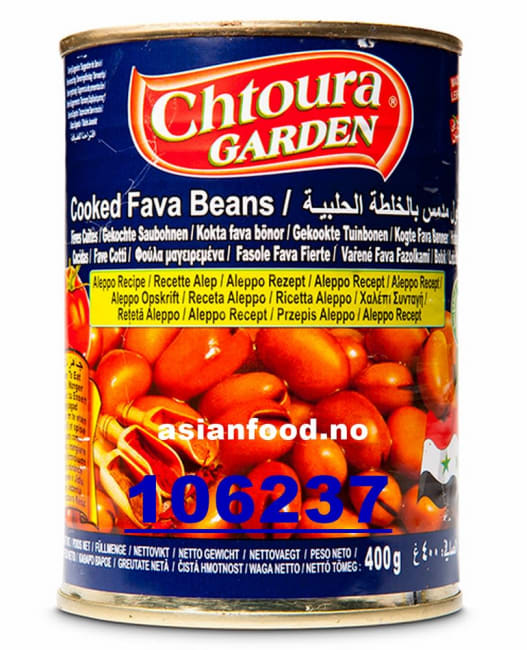 CHTOURA GARDEN Fava Beans Aleppo 24x400g