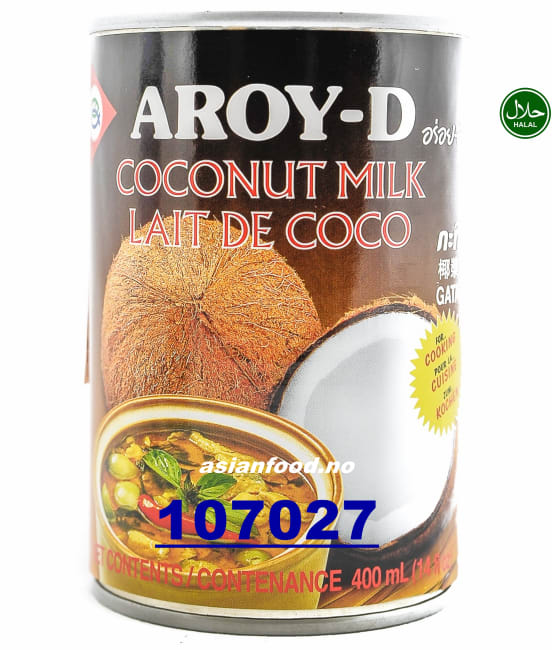 AROY-D Coconut milk for cooking 24x400ml
