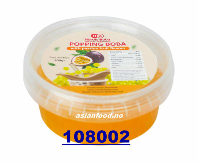 POPPING BOBA Passion flavour 4x250gr