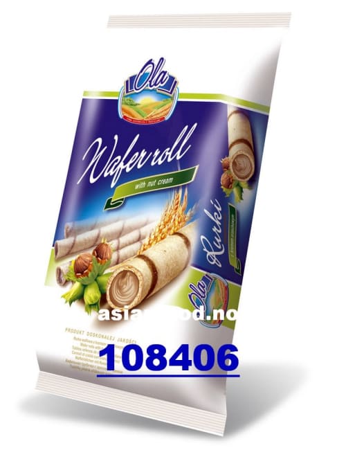 KOMMENDE - OLA Wafer rolls with nuts cream 24x160g