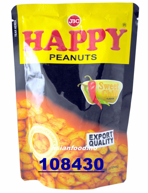 HAPPY Peanuts sweet chilli 24x100g