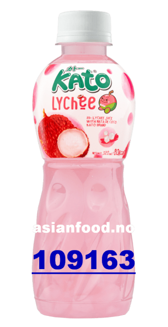 KATO Fruit juice with nata de coco - Lychee 24x320ml