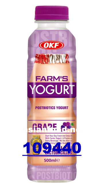 OKF Farm's Yogurt grape 20x500ml