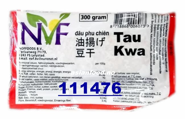Tau Kwa Vacuum (fried tofu) 10x300gr