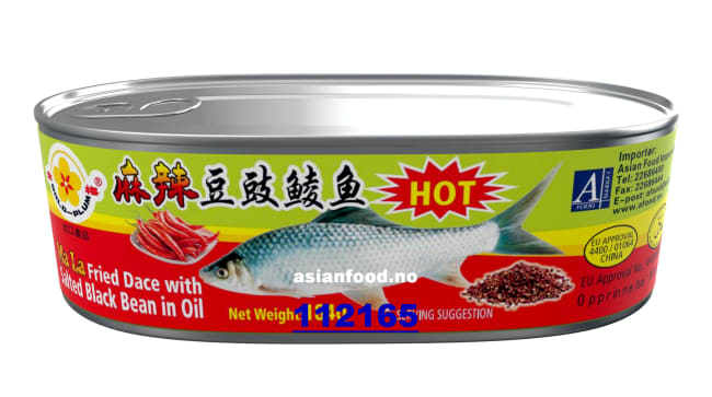 GOLD PLUM Ma La fried Dace with bean 24x184g