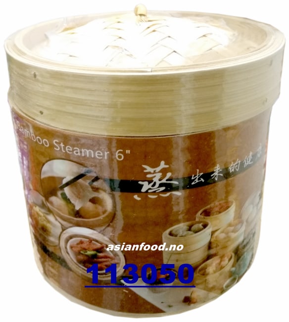 Bamboo steamer 6inch 12x(3pcs/set)
