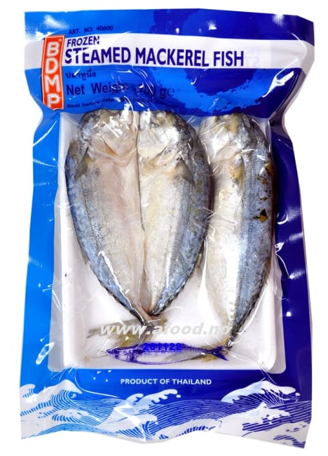 BDMP Frozen Steamed Indian Mackerel 20x200g