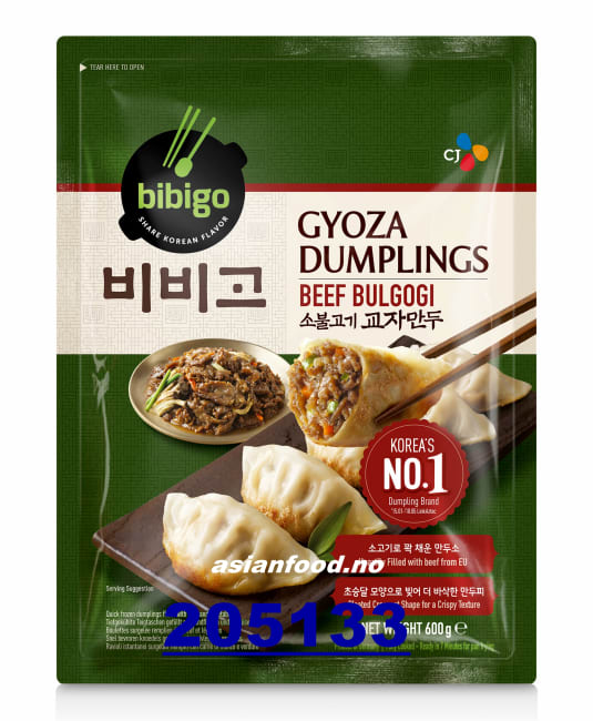 BIBIGO Gyoza dumpling beef bulgogi 12x600g