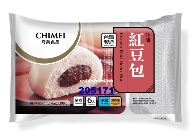 CHIMEI Red bean bun 6pcs - 15x390g
