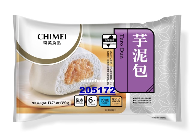 CHIMEI Taro bun 6pcs - 15x390g