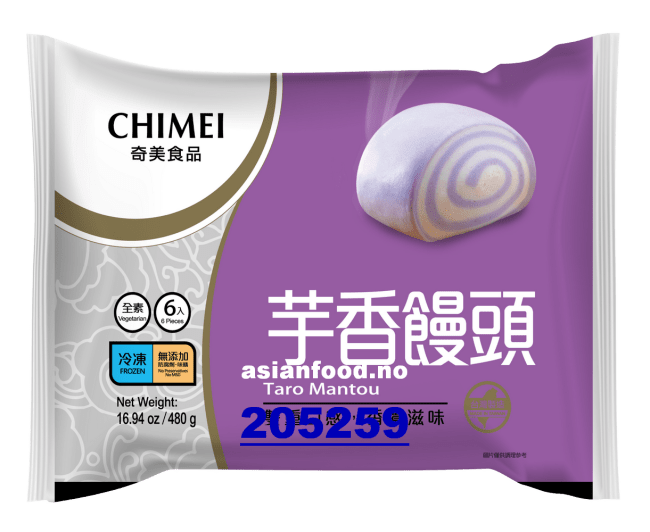 KOMMENDE - CHIMEI Taro mantou 12x480g