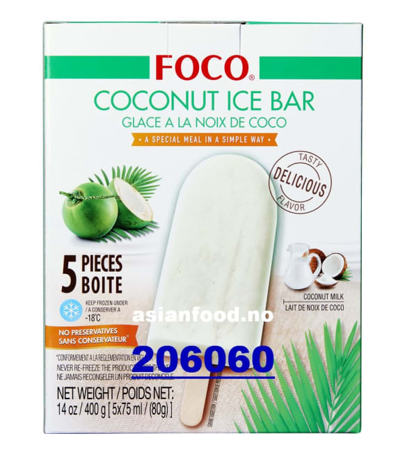 FOCO Ice bar - COCONUT 6x(5x80g)