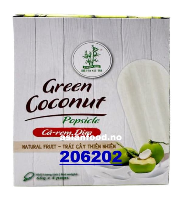 BAMBOO TREE Coconut ice pop 6x(4x60g)